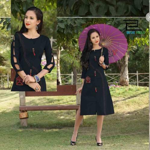 Sidha cotton slub kurti
