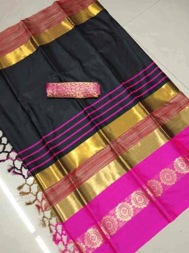 Suraj 1 exclusive jari border saree