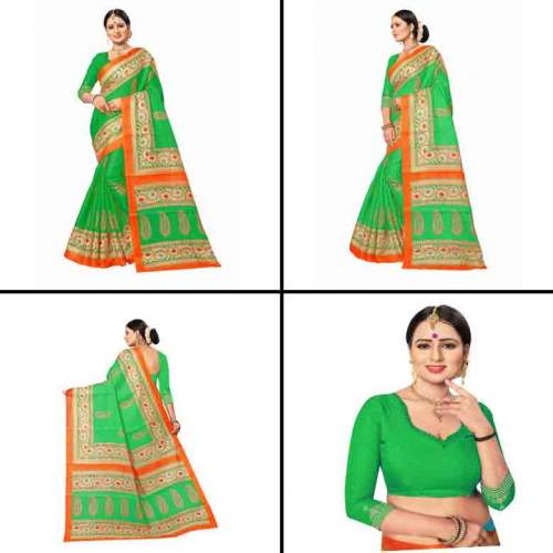Vandana designer bhagalpuri silk saree
