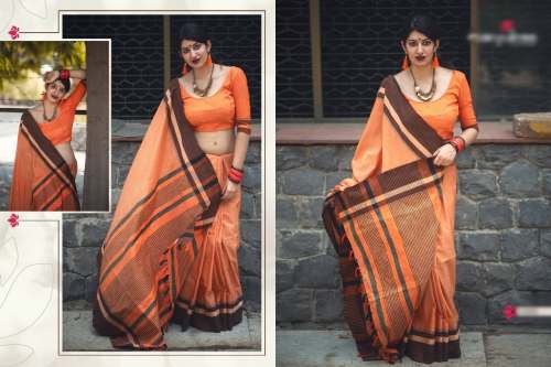 Khadi cotton saree