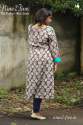 Nine2Five  Printed  Rama Green Rayon Cotton Kurti. thumb 2