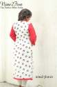Nine2Five  White & Red Polymoss Straight Kurti. thumb 2