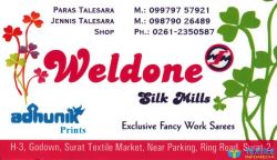 Weldone Silk Mills logo icon