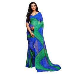 Chiffon Bandhani Saree