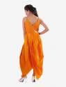 Orange Dhoti Style Jumpsuit  thumb 1