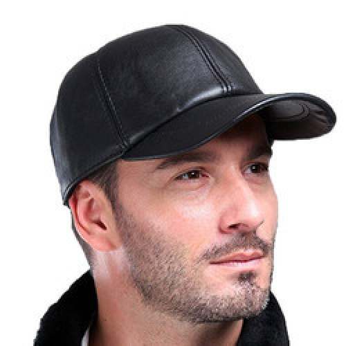 leather baseball cap