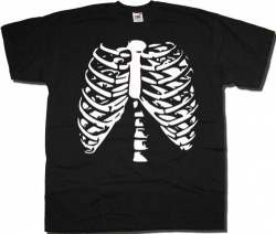 black printed t shirt