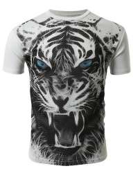 Nylon digital printed  t shirt