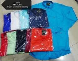 mens plain twill shirt