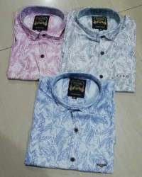 satin printed shirt