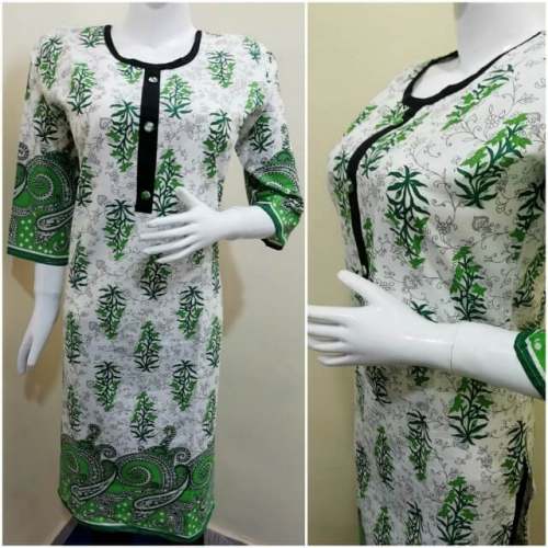 cotton1 printed kurti