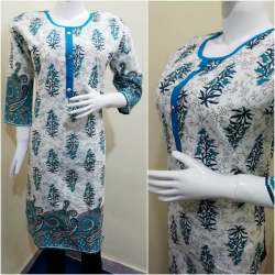cotton5 printed kurti