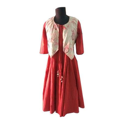 Fancy Jacket Style Anarkali Kurti