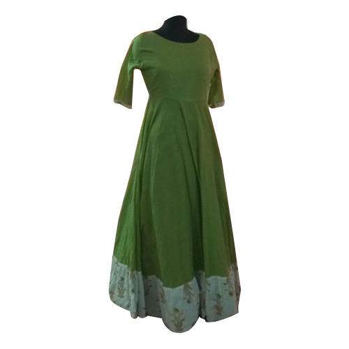 Festival wear Long Anarkali Plain Kurti  by Bablu Export