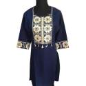 trendy-blue-embroidered-neck-kurti