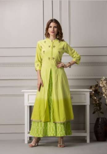 Ladies Anarkali Kurtis With Palazzo Set