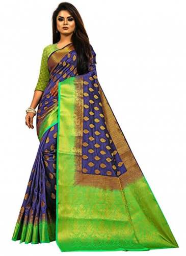 Kanjivaram Silk Saree By C J Enterprise