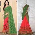 kutchi-work-bandhani-georgette-saree-by-cj-enterpr