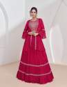 AASHIRWAD CREATION launch georgette fancy lace lehenga choli  thumb 1