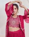 AASHIRWAD CREATION launch georgette fancy lace lehenga choli  thumb 8