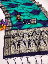 Addition Handpicked Sibory Print Silk Sarees