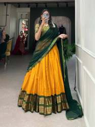 Adorned With Classical South Indian Culture Lehenga 