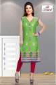 Ajmera Cotton Printed Sleeveless Kurtis  thumb 1