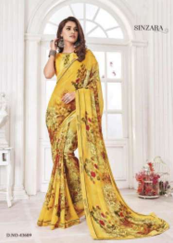Ajmera Sinzara Casul Wear Georgette Designer Saree