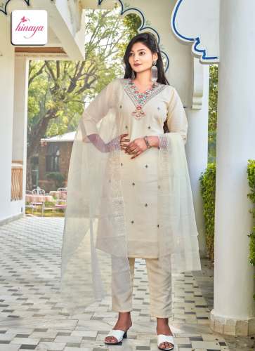 ALEXA VOL-1 roman silk kurti pant dupatta set