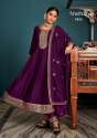 ANANDI launch   Embroidery Work Silk ready made suit thumb 3