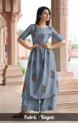 Anarkali Kurti With Palazzo