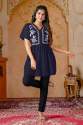 soft breeze charm Heavy Embroidery Work anarkali top thumb 4