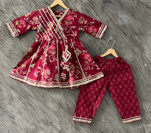 Beautiful And Classical Anarkali Kurta And Pant