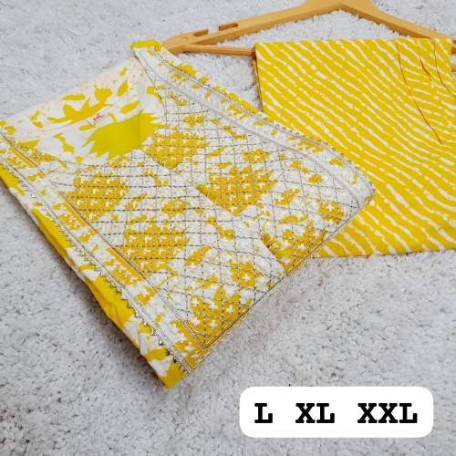 Beautiful And Classical Heavy Embroidery Work With Heavy reyon cotton 