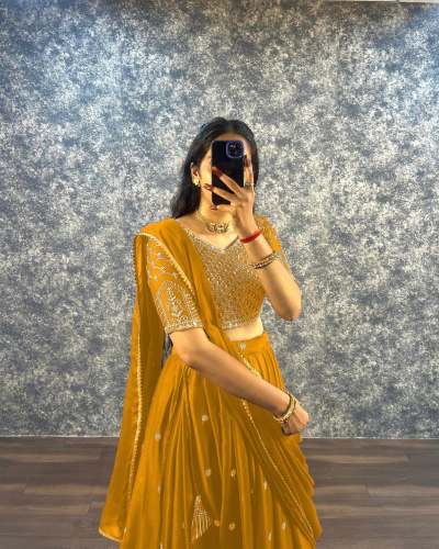 Beautiful And Heavy Tradition Style Lehenga Choli