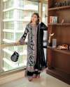 Beautiful Georgette Pakistani Style Embroidery Work Kurti  palazzo Dupatta  Set thumb 2