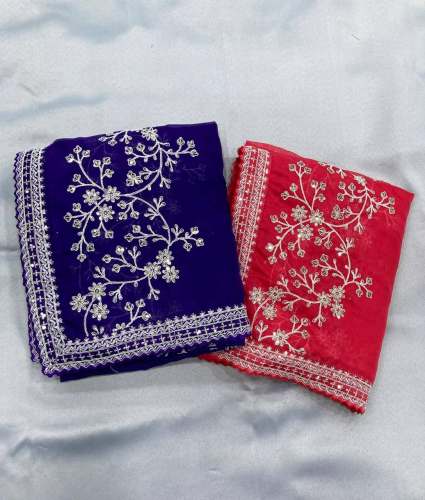 Beautiful Looking  Soft Taby Organza Silk Saree