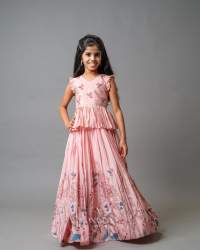 Beautiful Muslin Digital  Printed  Lahenga Choli