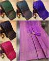 Beautiful Rich Pallu And Jacquard Work Lichi Silk Sarees thumb 6