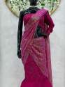 Beautiful sequins Georgette ready to wear lehengha saree thumb 5