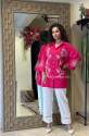 Blush flow dreamy Premium Beautiful with Embroidery co ord set  thumb 6