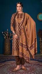 Buy Brown Pakistani Suit By Ajmera Fashion