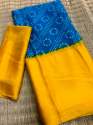 Buy Chiffon Bandhani Saree With Viscose Border thumb 2