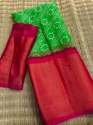 Buy Chiffon Bandhani Saree With Viscose Border thumb 3
