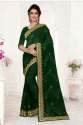 Buy Ronisha Adhishree Georgette Embroidery Saree thumb 1