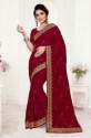 Buy Ronisha Adhishree Georgette Embroidery Saree thumb 2