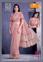 Buy Ruffle Ready To Wear Saree For Women