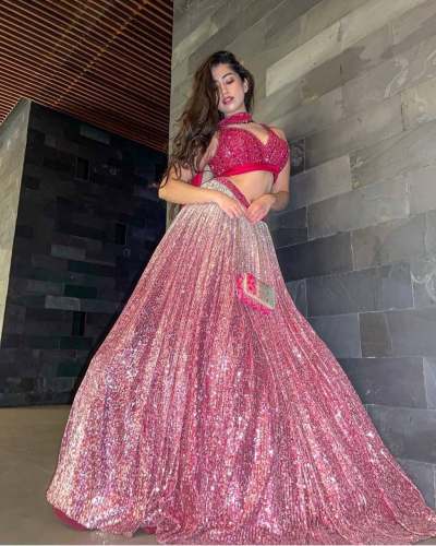 Chinon Embroidery Lehenga Choli With Embroidery Zari & Sequence Work