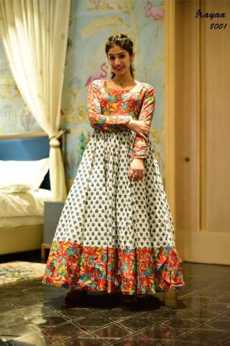 classic Digital Printed Work cotton silk kurti pant set