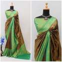 classic golden jari  kuber silk saree thumb 1